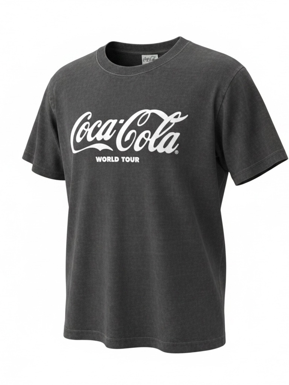 Pacsun Coca-Cola World Tour Tee Vintage Wash Gray Small